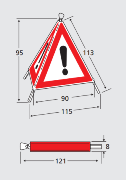 Triopan Faltsignal Feuerwehr !