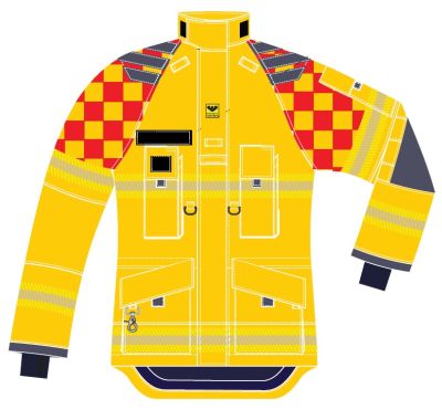 Veste feu Viking Performer avec damier