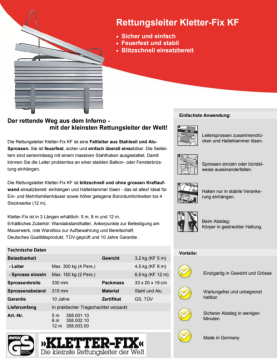 Rettungsleiter Kletter-Fix