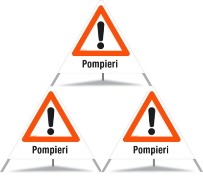 Signal pliant Triopan Pompieri