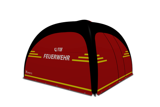 SCHNELLEINSATZZELT X Gloo FEUERWEHR 118