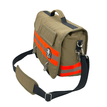 Schultertasche Dark Smoke Squad orange