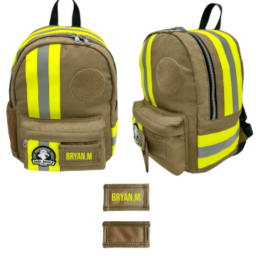 Sac à dos enfant Dark Smoke Backdraft jaune