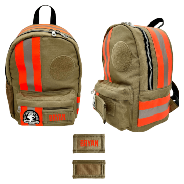 Sac à dos enfant Dark Smoke Backdraft orange