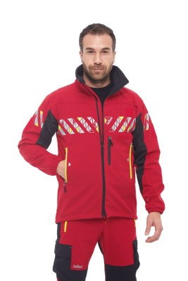 Veste softshell Courant ARK, rouge